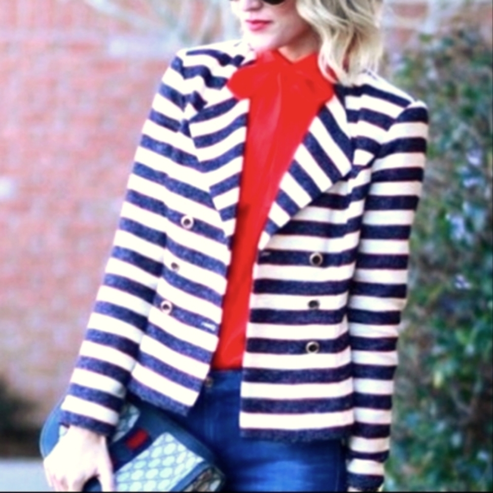 CAbi 5094 Nautical cruise jacket Size 10